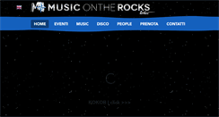Desktop Screenshot of musicontherocks.it