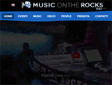 Tablet Screenshot of musicontherocks.it